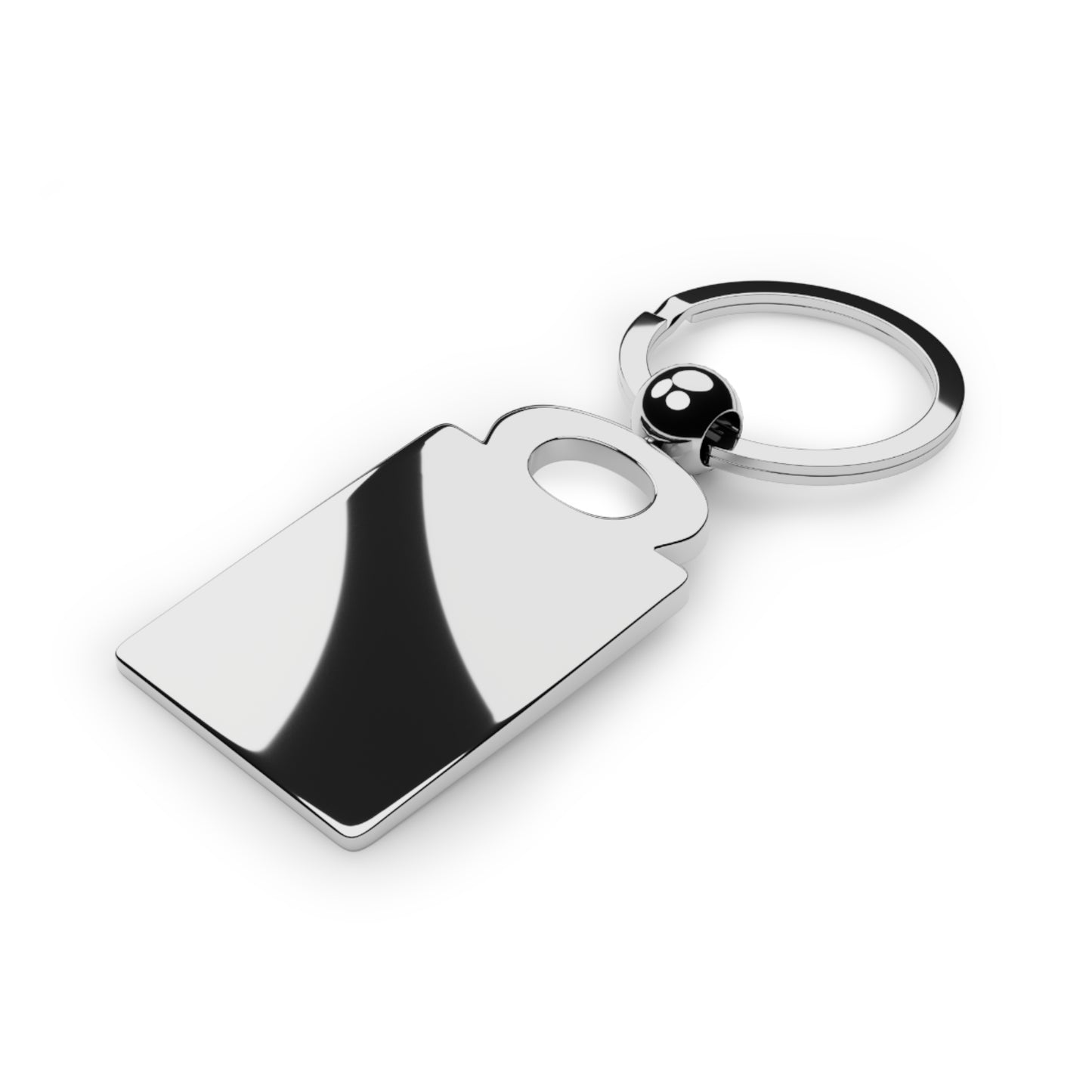Personalized Rectangle Photo Keyring - Custom Keepsake for Pet Lovers and Friends